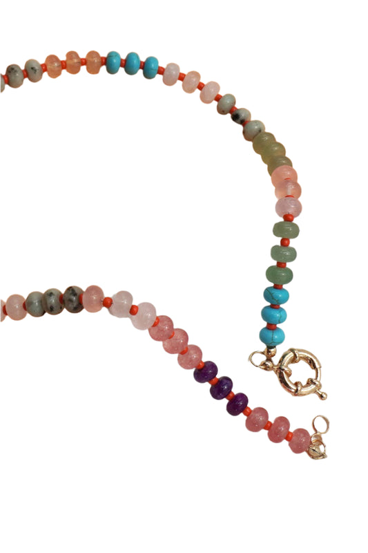 Clasp Beaded Necklace