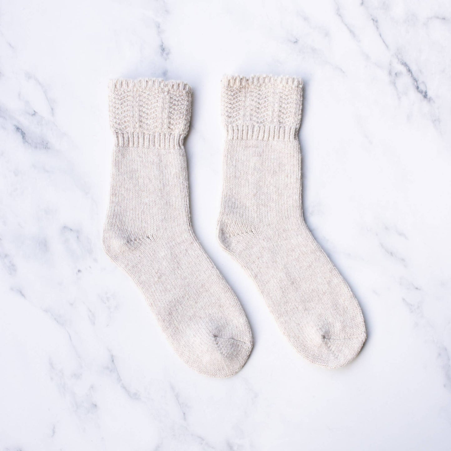 Charlotte Combed Wool and Cashmere Socks