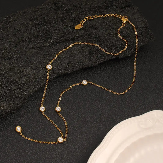 Diamond Lariat Necklace