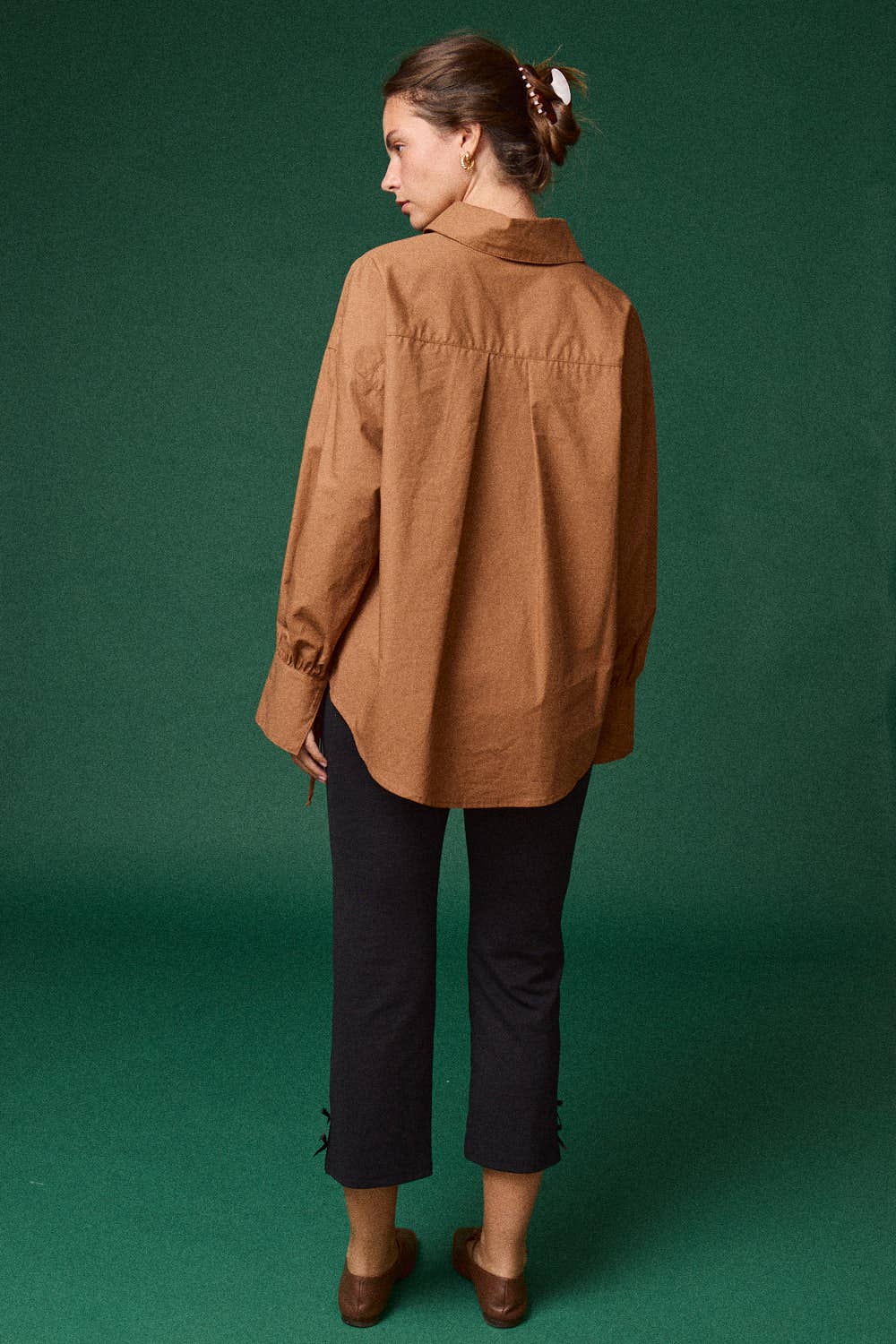 Oversized Button-Down Shirt