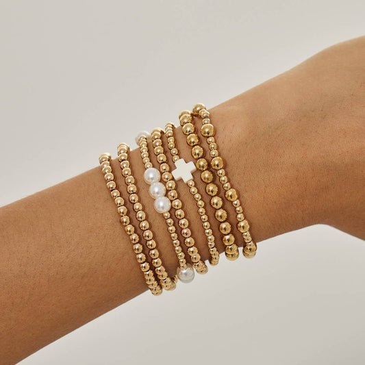 Multi Ball Stretchable Bracelet
