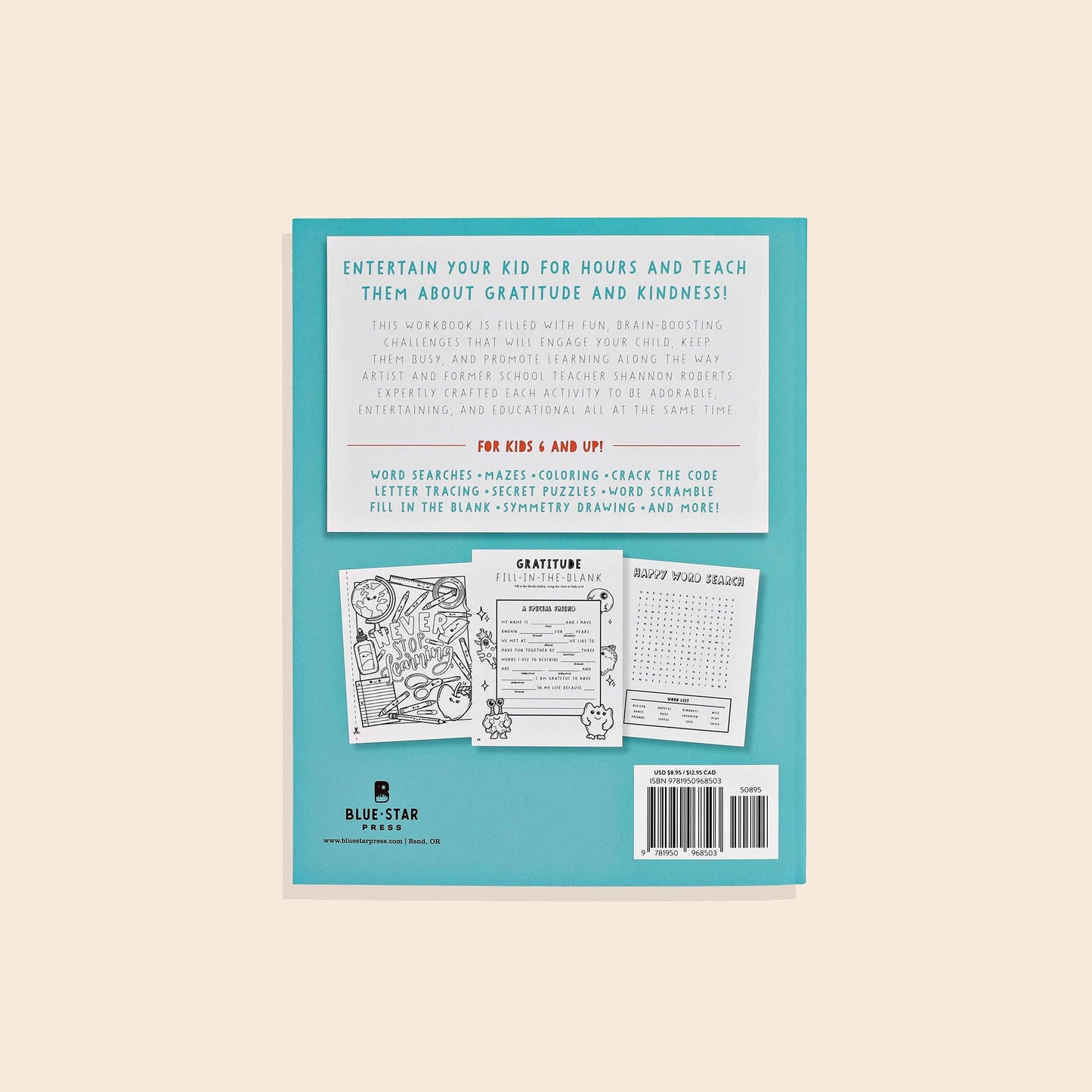 Gratitude Activity Book For Kids