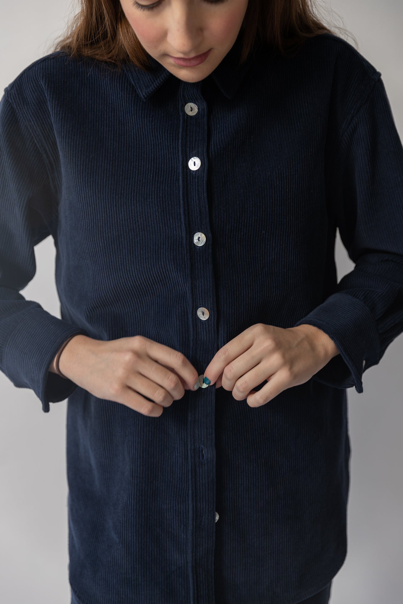 Camille Shirt | Navy
