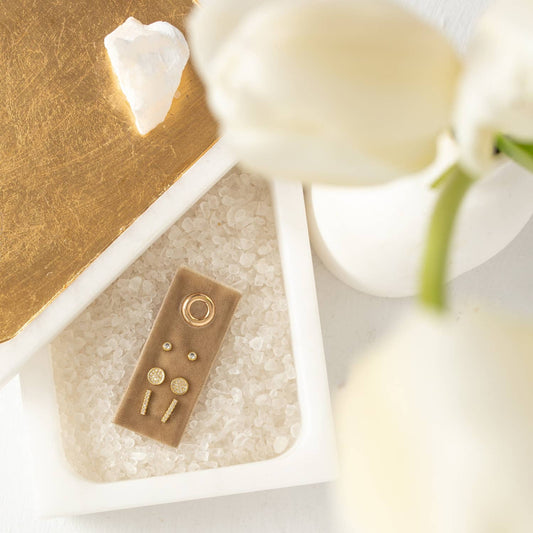 Pavé Velvet Stud