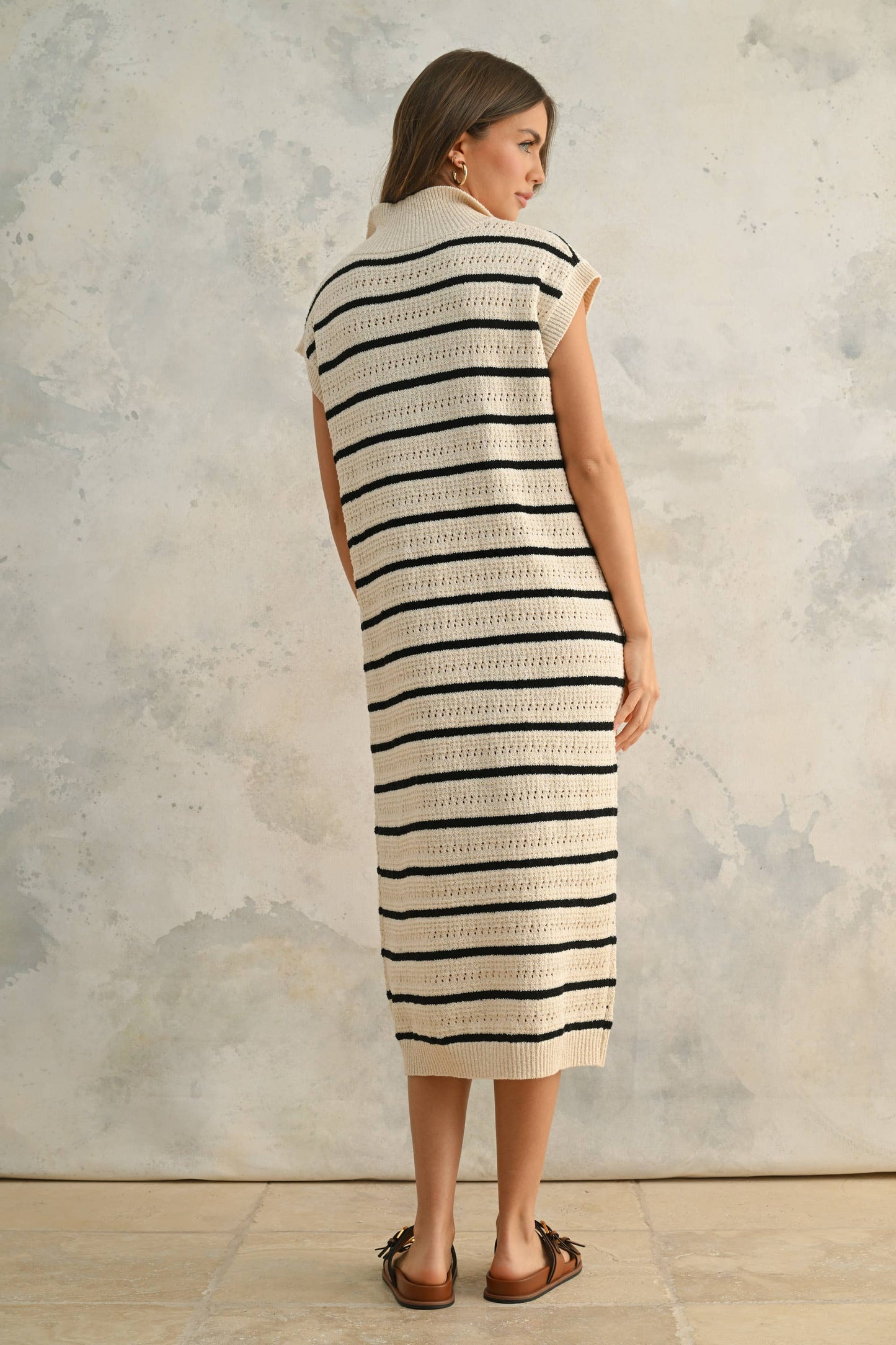 Crocheted Collared Dress