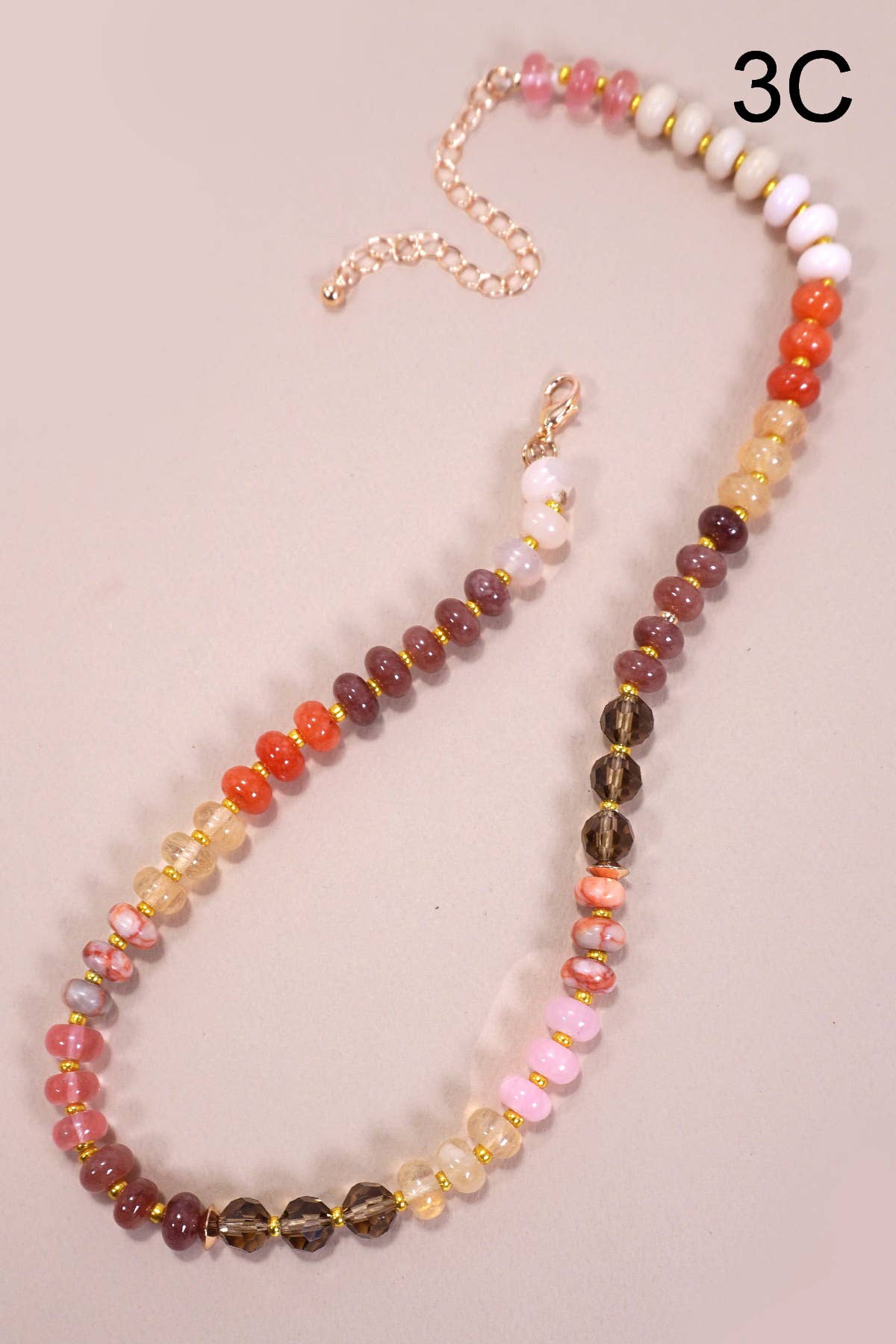 Agate Beaded Necklace