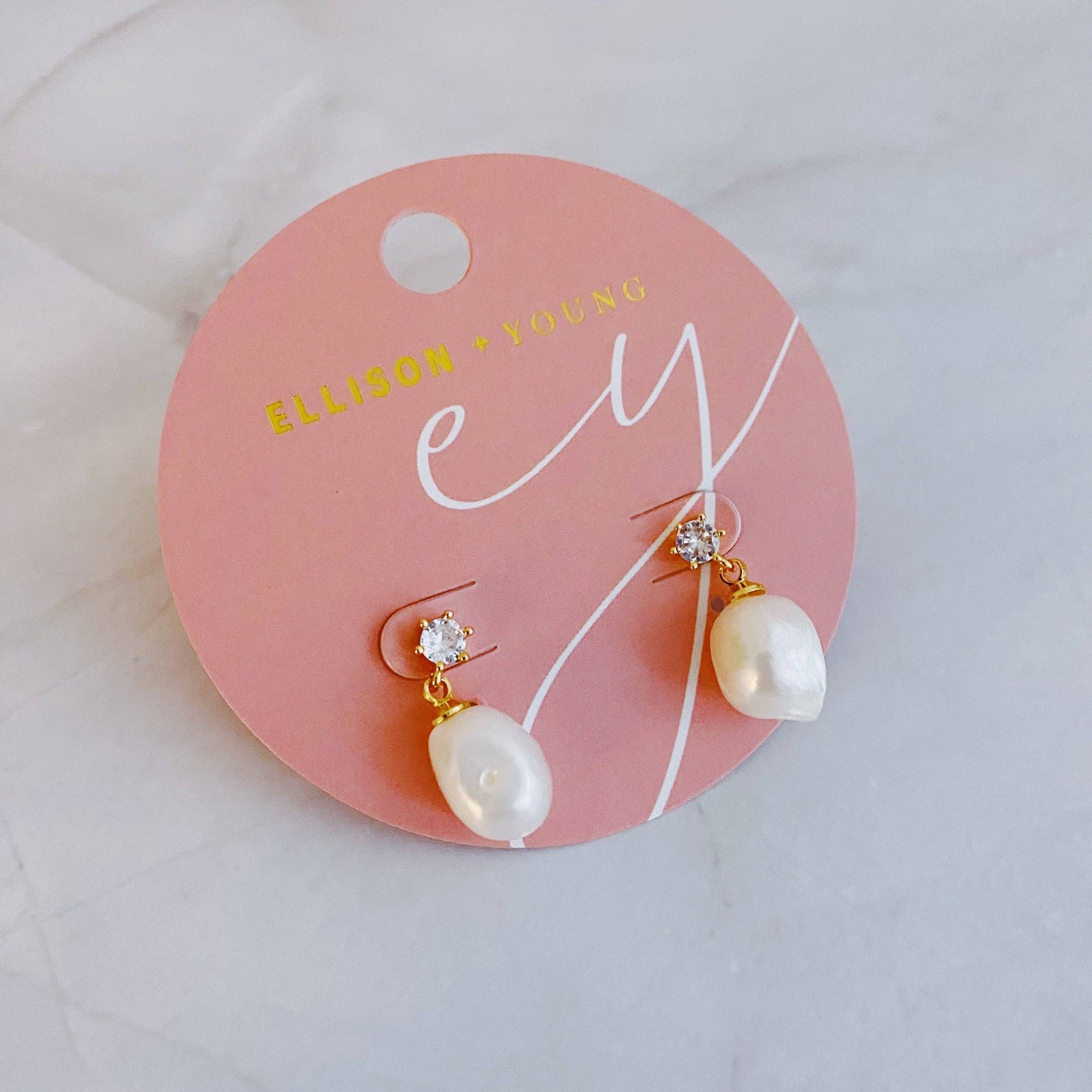 Pearl Dangle Earrings