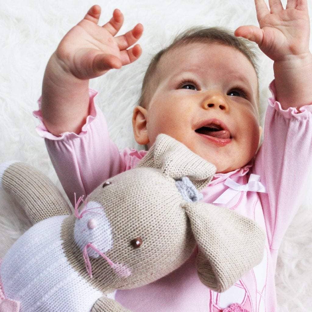 Betsy the Ballerina Bunny Doll & Rattle