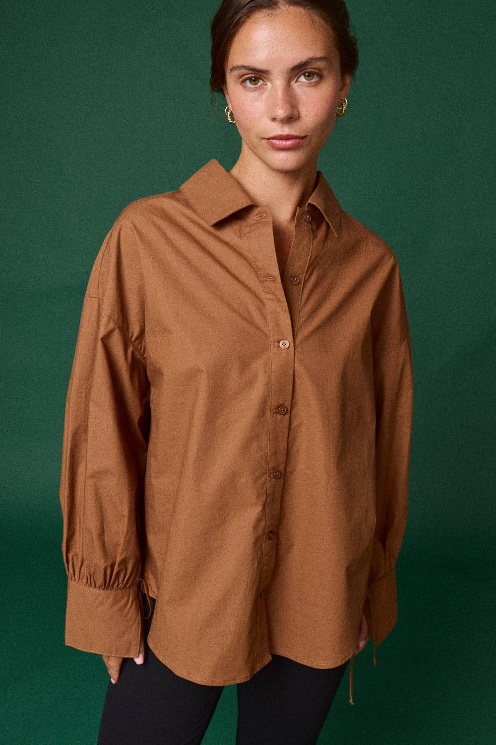 Oversized Button-Down Shirt