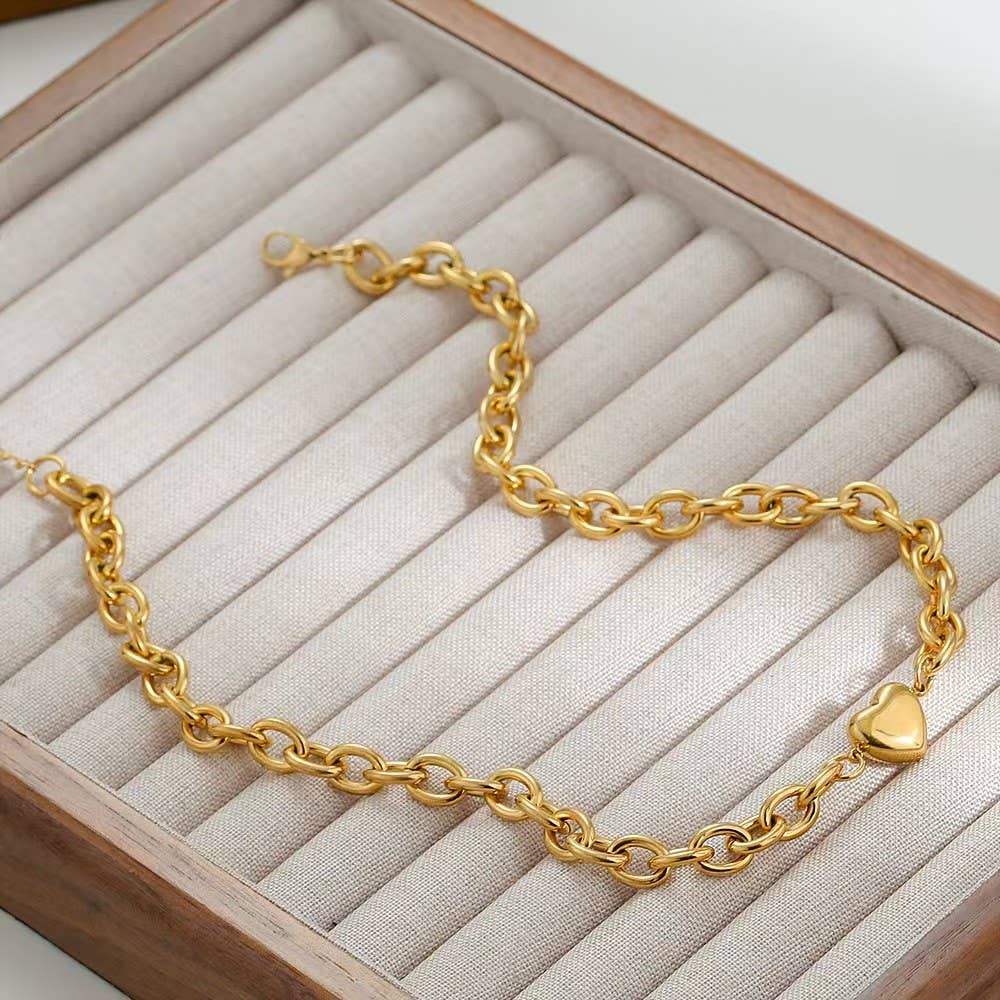 Chunky Heart Necklace