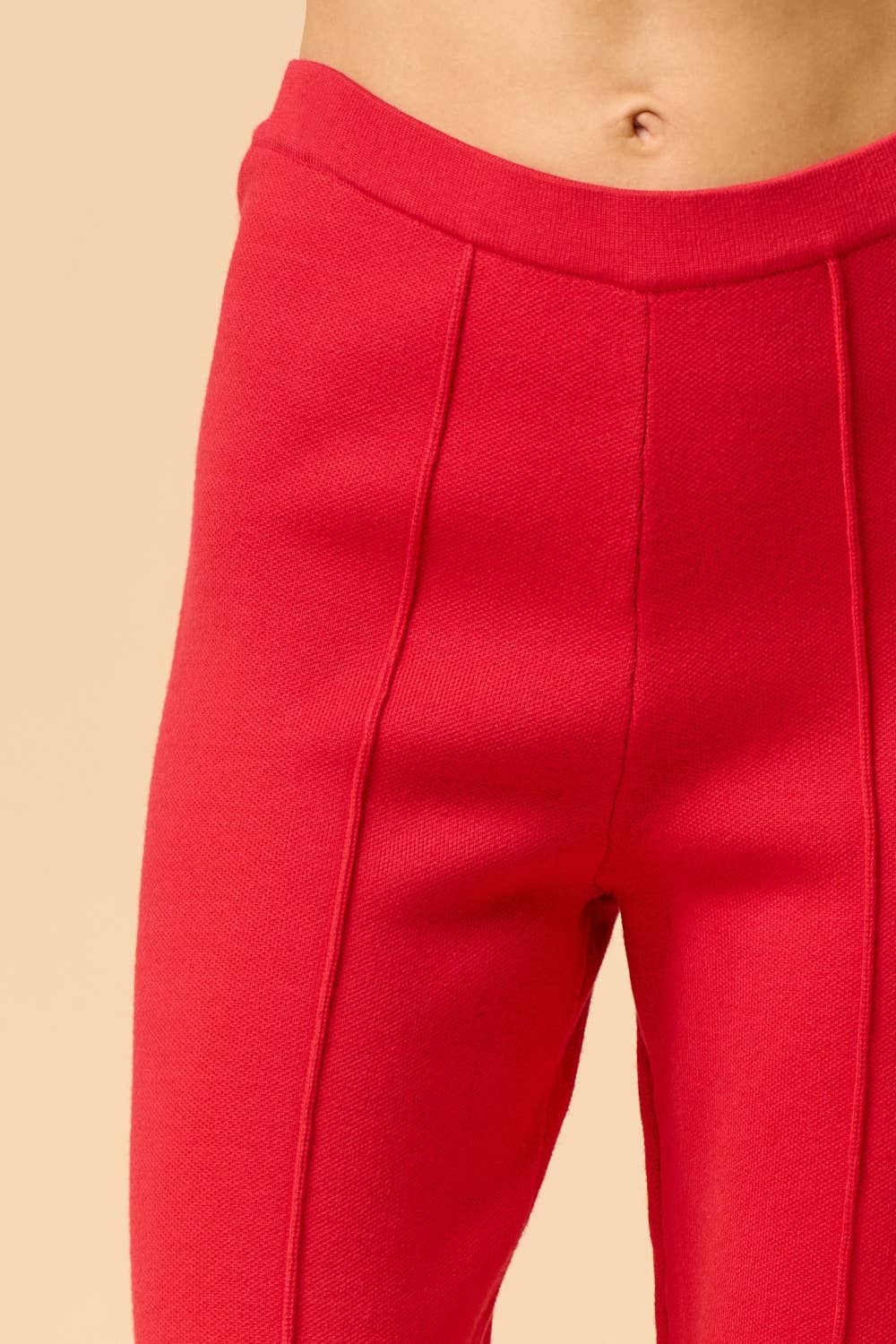 Red Sweater Pant