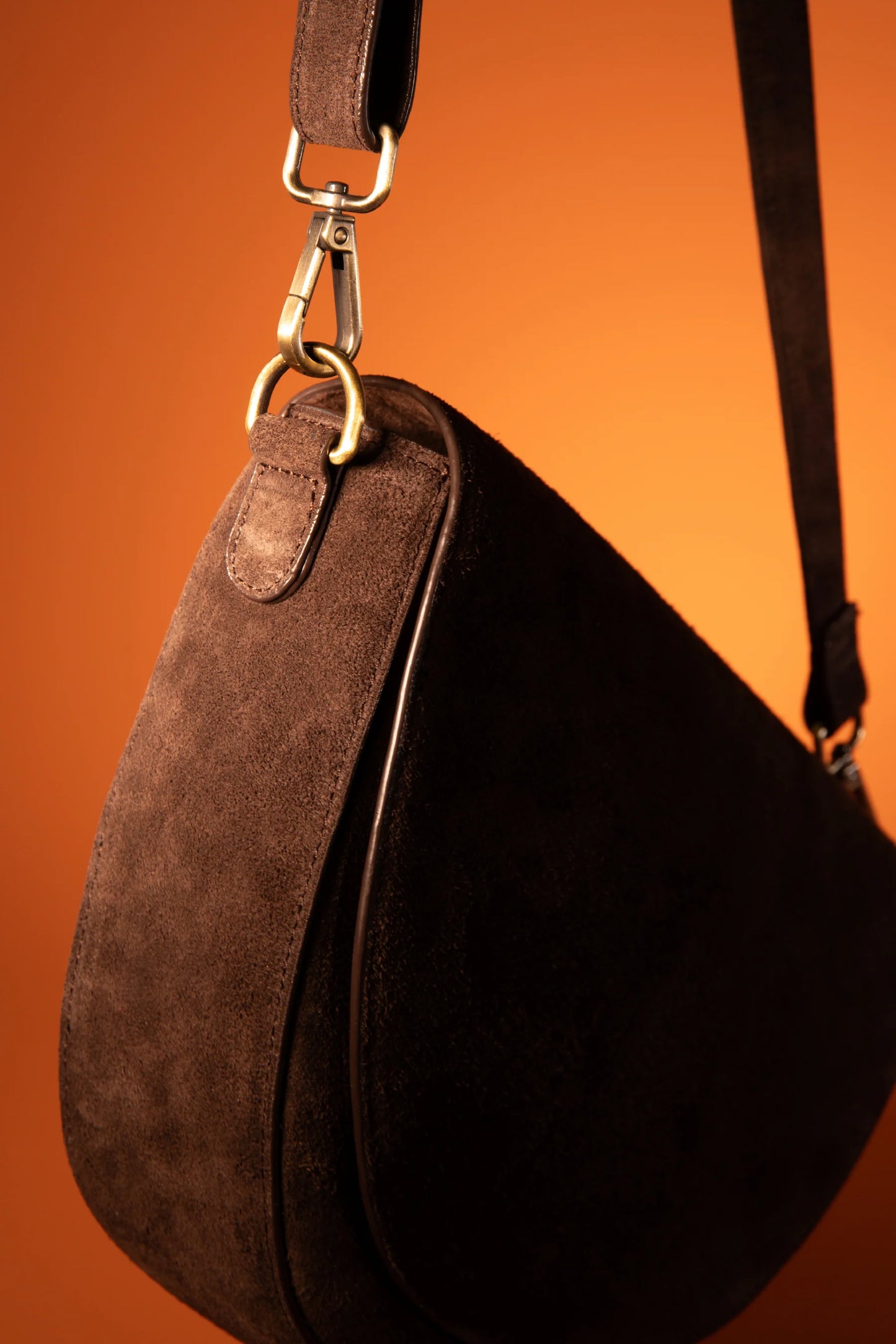 Michigan Suede Crossbody Bag