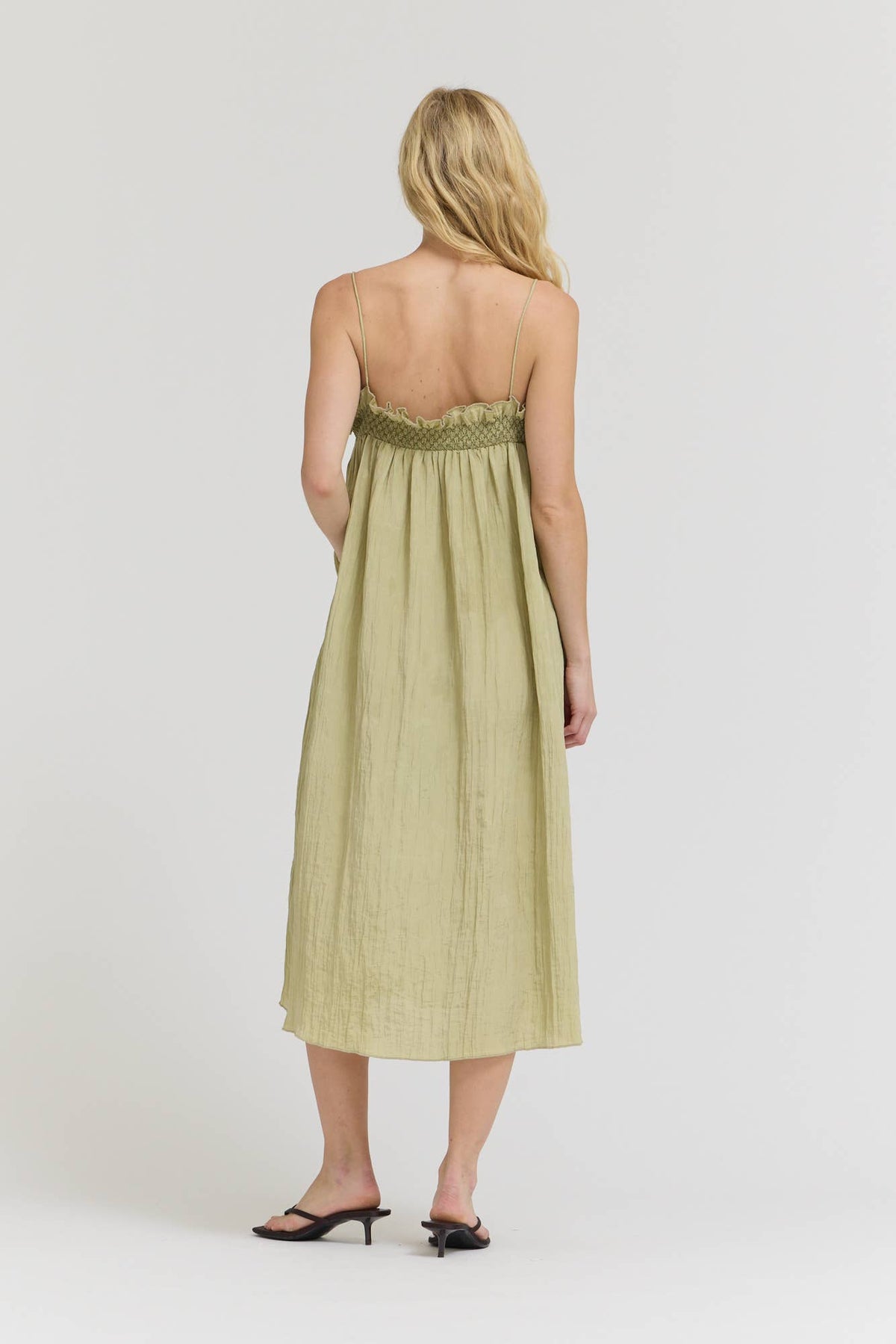 Leah Crinkle Column Dress