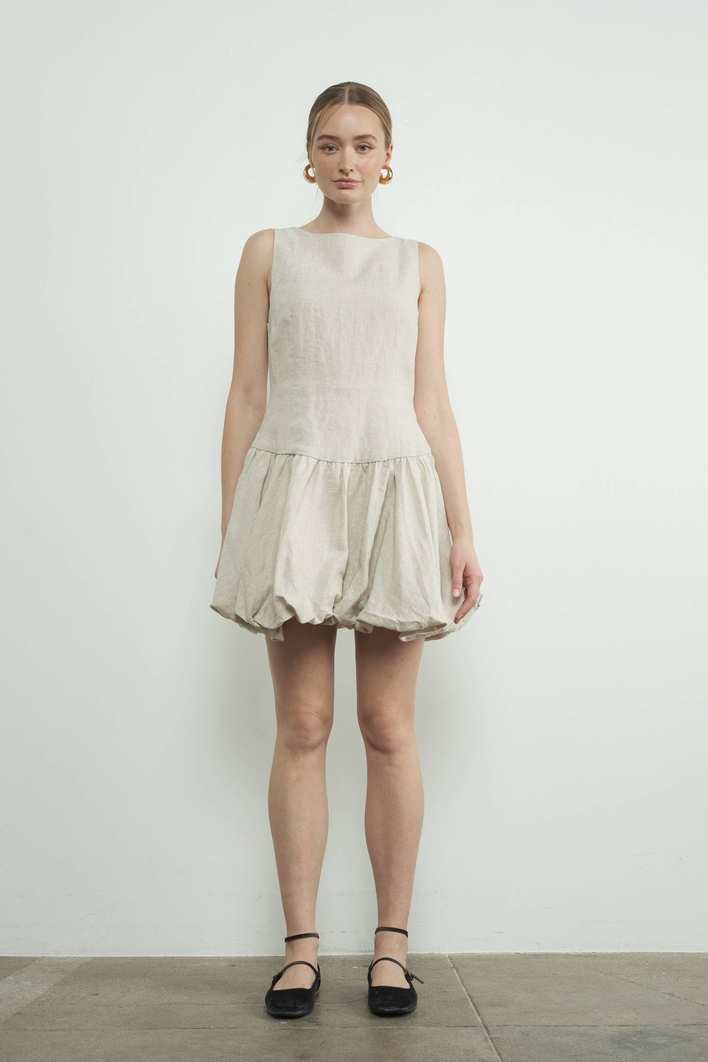 Linen Bubble Dress