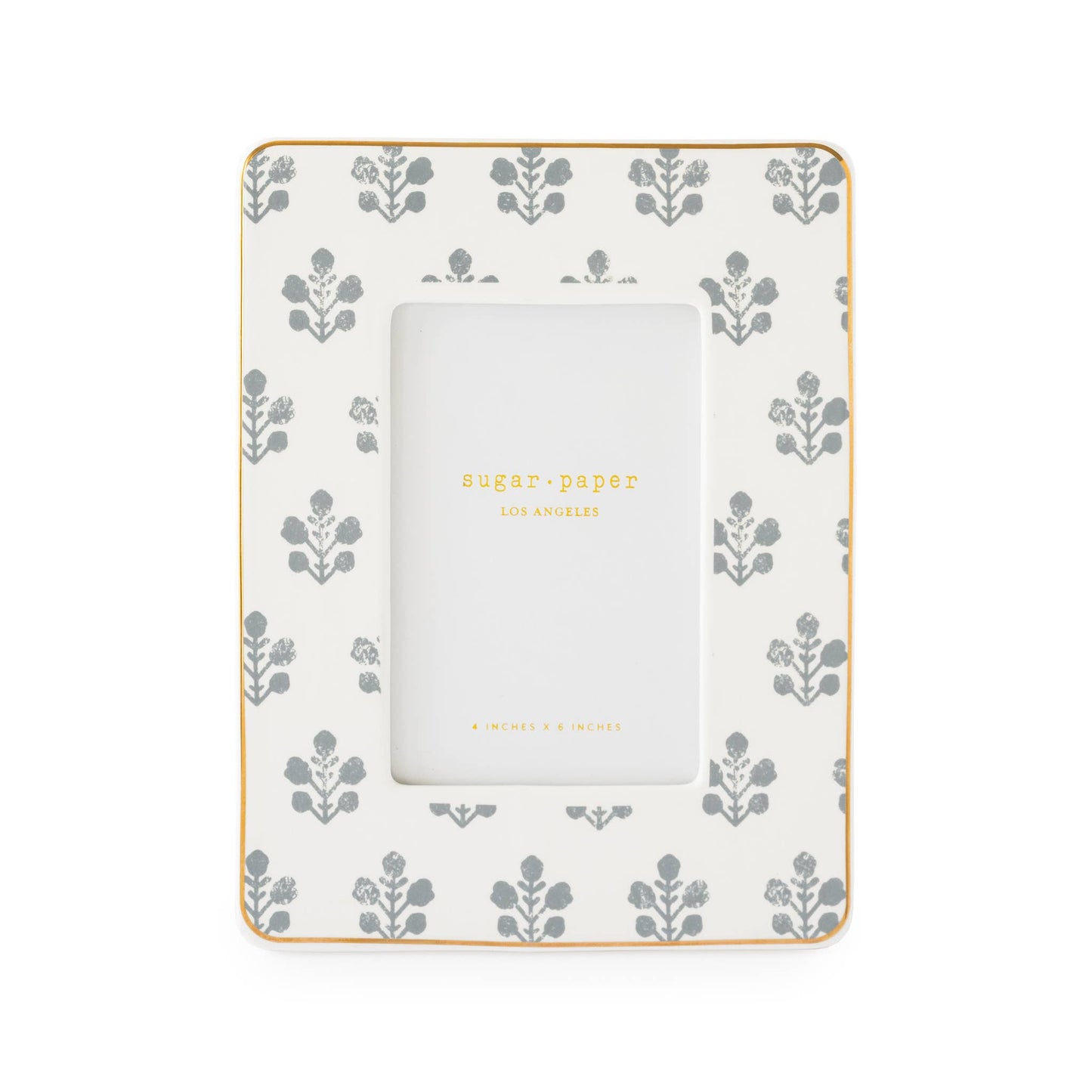 Slate Floral Frame