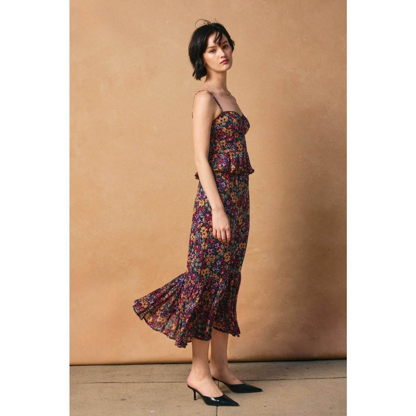 Bloom Pop Ruffled Dress