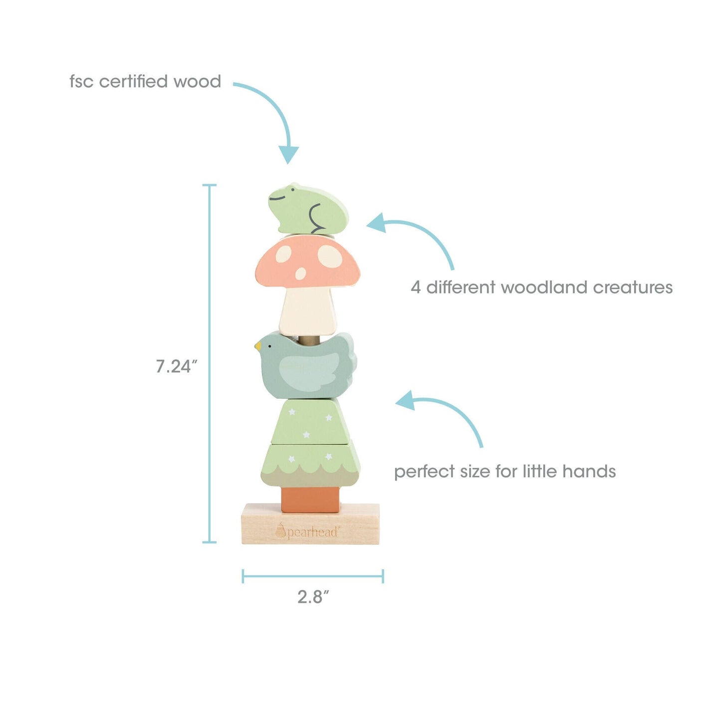 Woodland Stacking Toy
