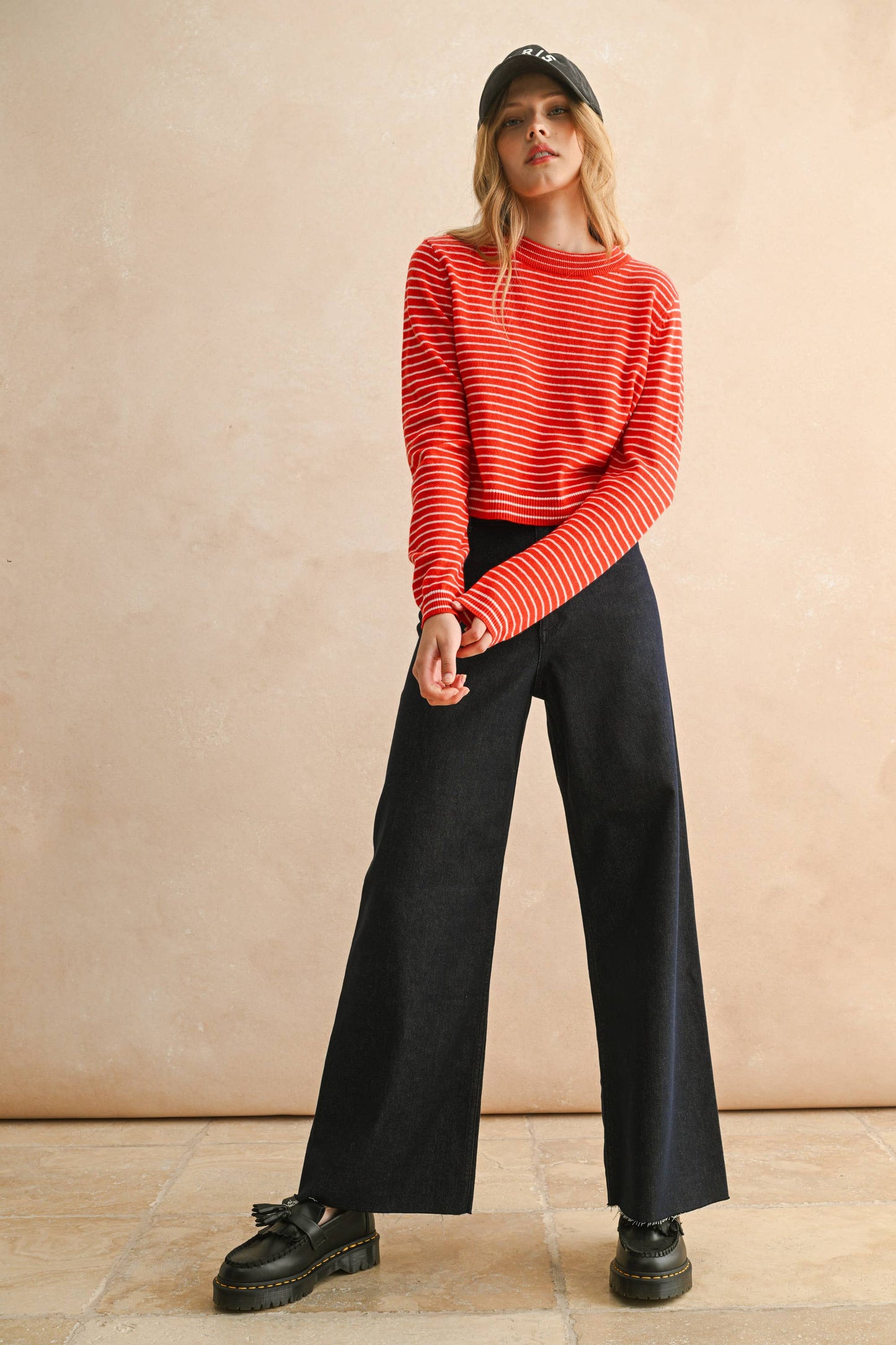 Stripe Sweater Top | Multiple Colors