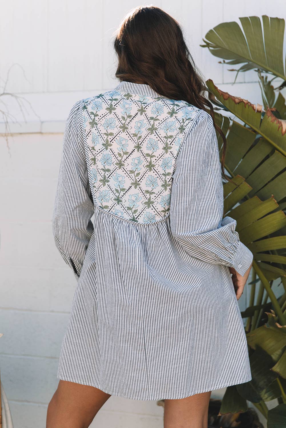 Hydrangea Collar Dress