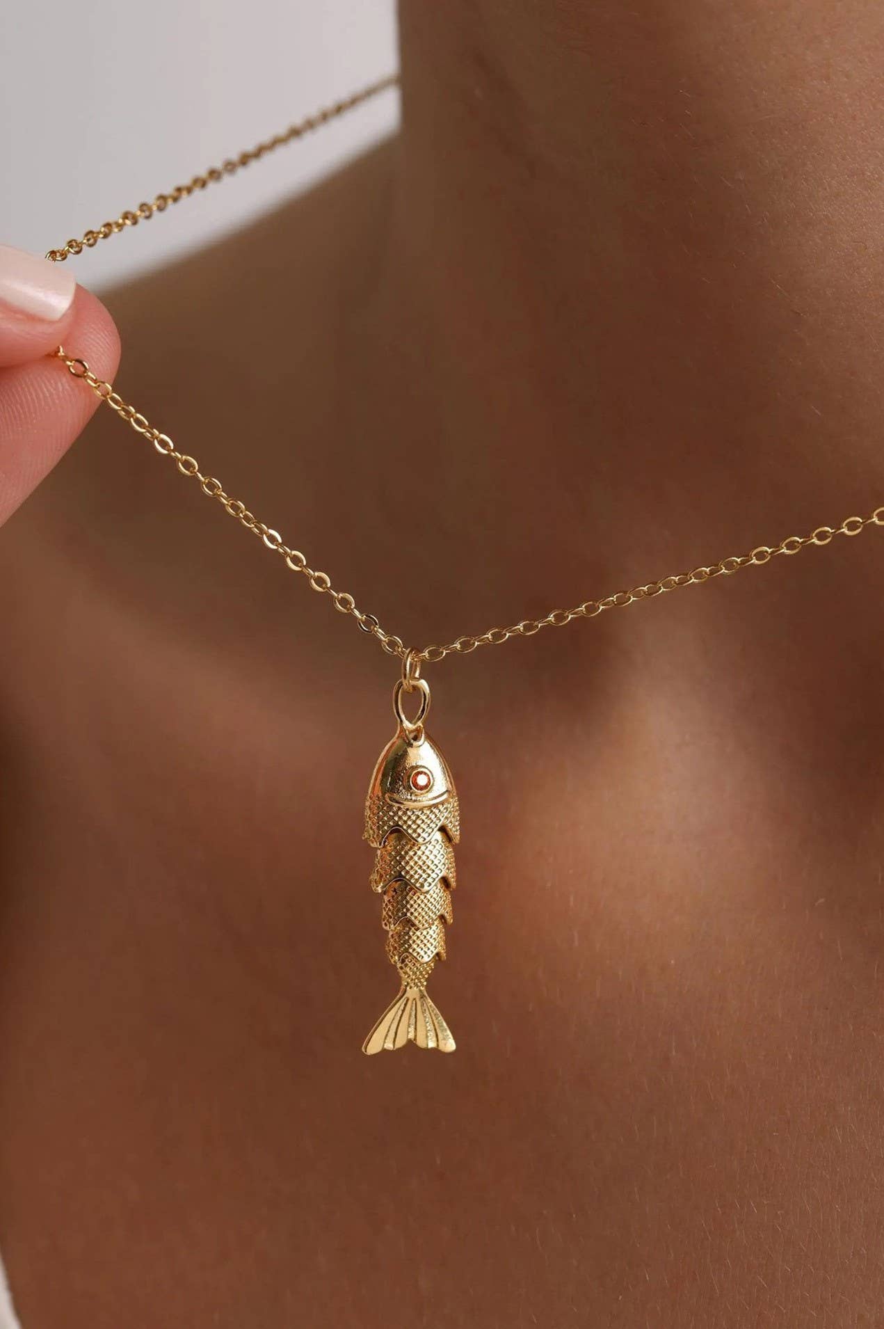 Fish Charm Necklace