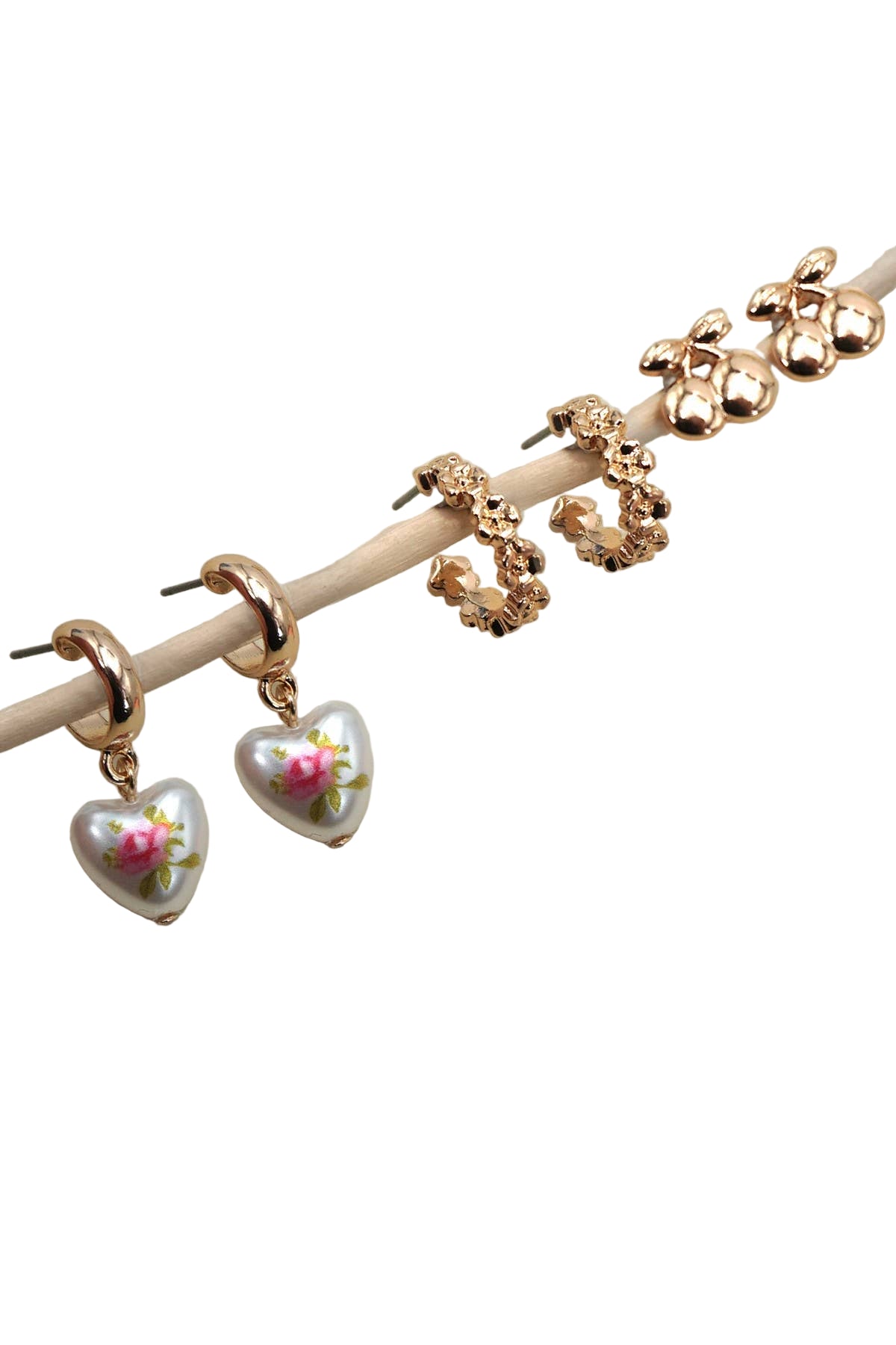 Cherry Trio Earrings