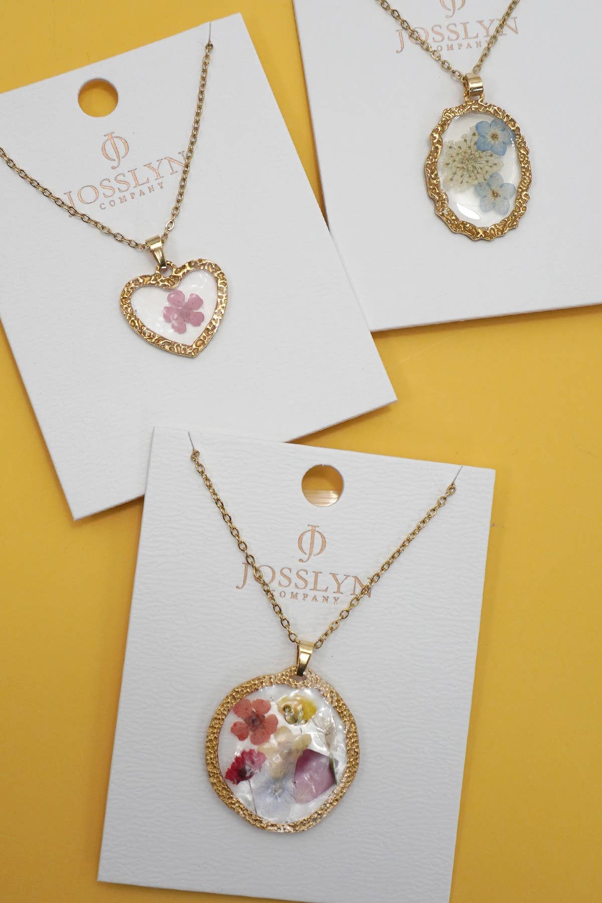 Pressed Flower Necklace