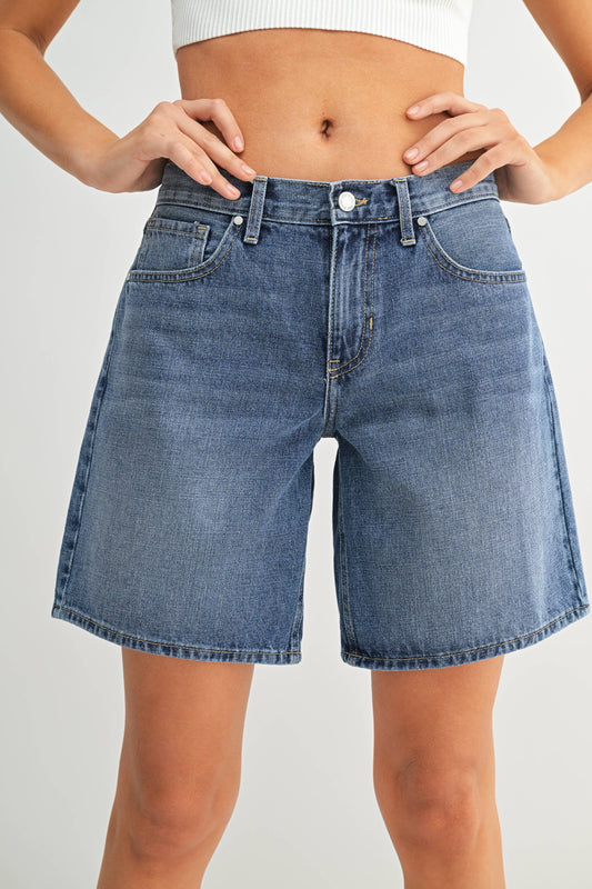 Baggy Jean Shorts