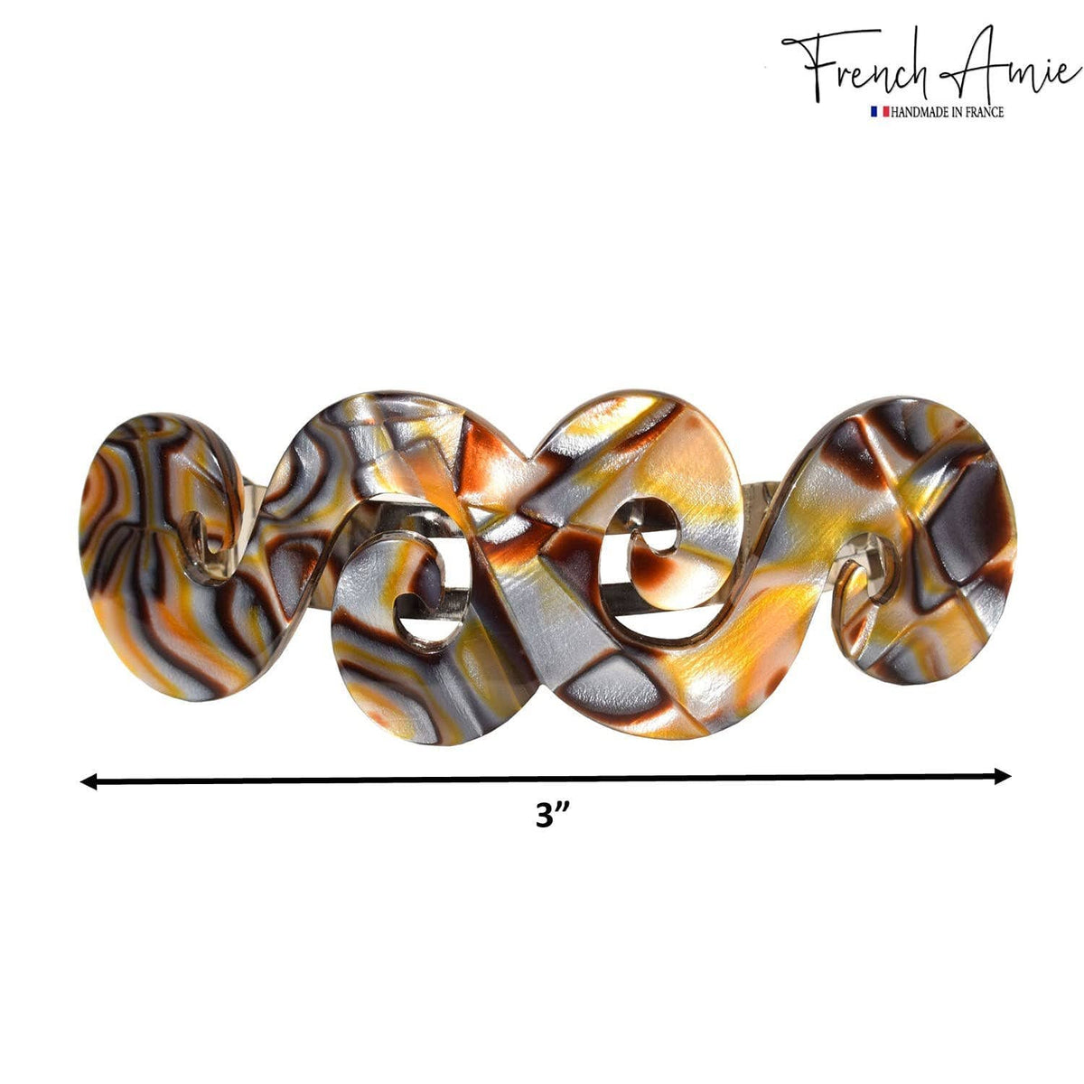 French Swirl Hair Barrette