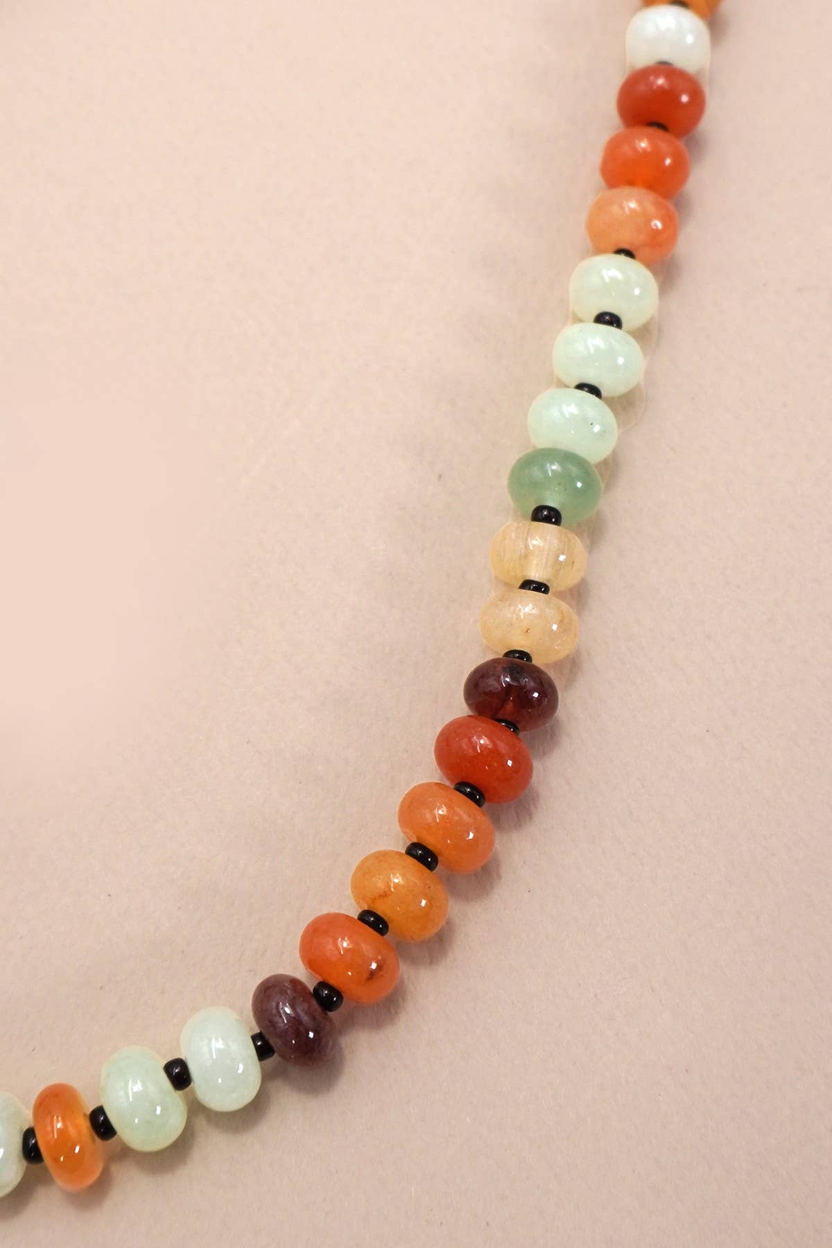 Agate Beaded Necklace
