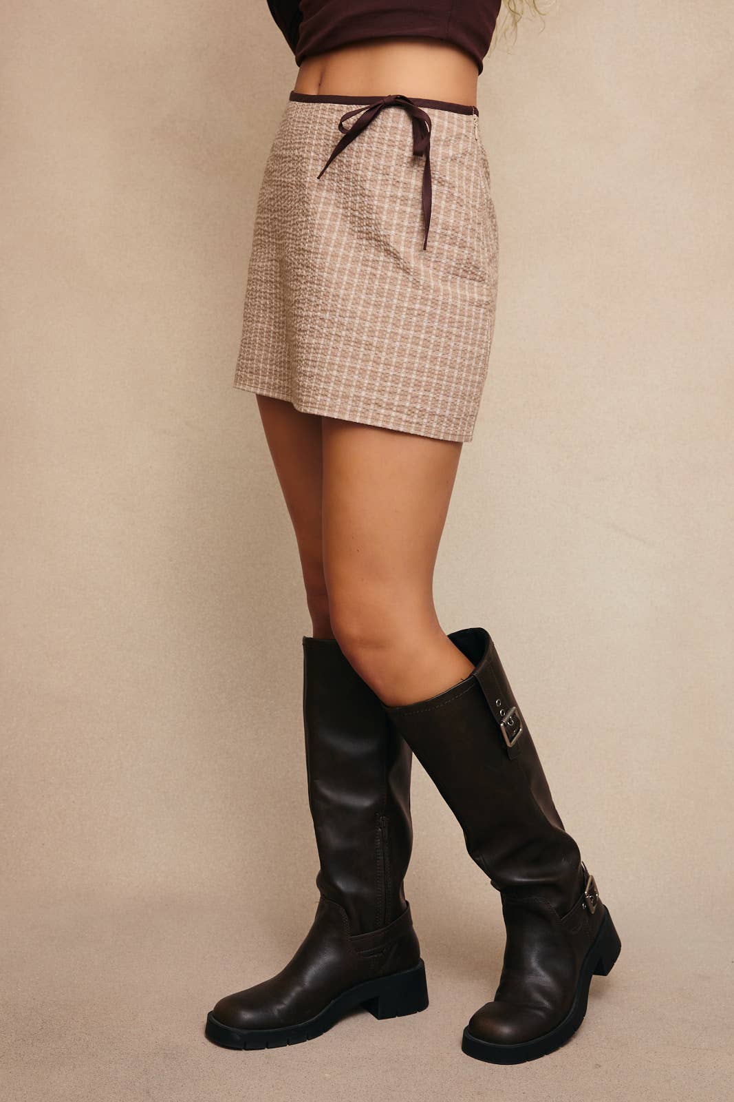 Plaid Mini Skirt