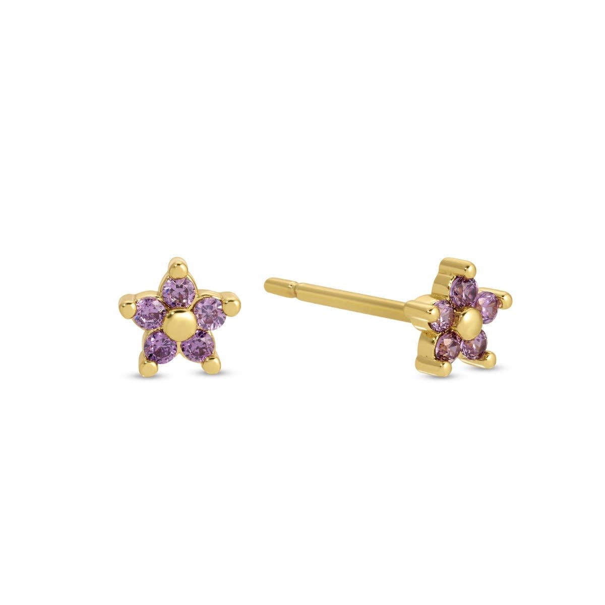Delicate Flower Studs