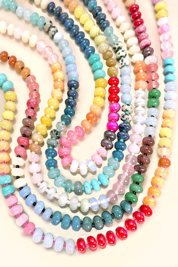 Agate Beaded Necklace
