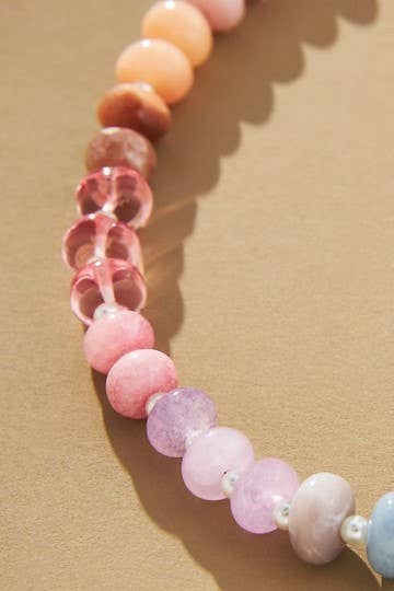Agate Beaded Necklace