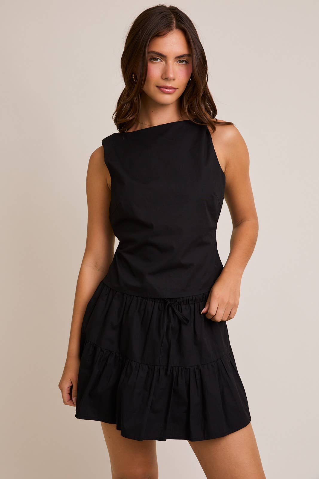 Tiered Mini Skirt