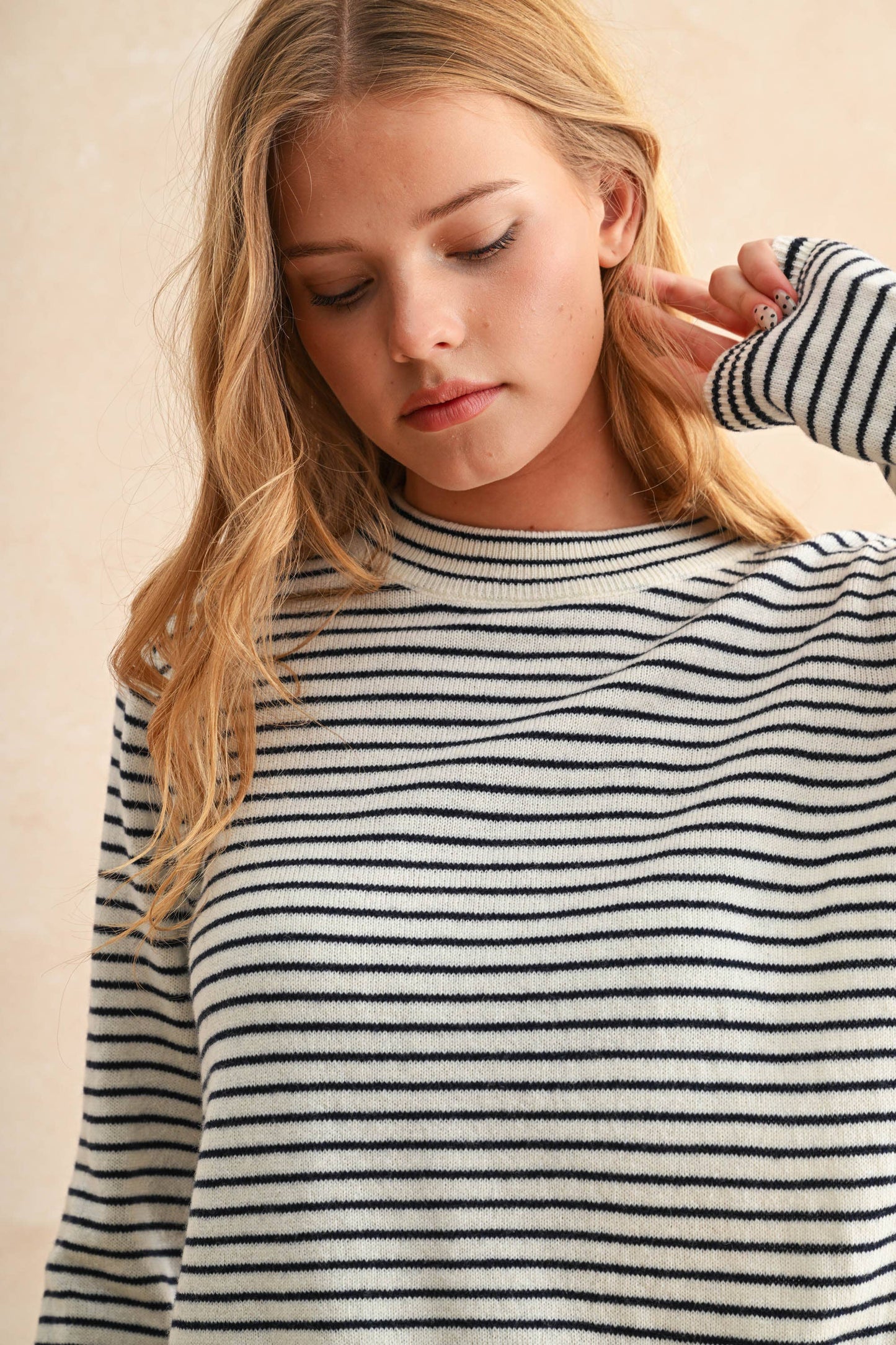 Stripe Sweater Top | Multiple Colors