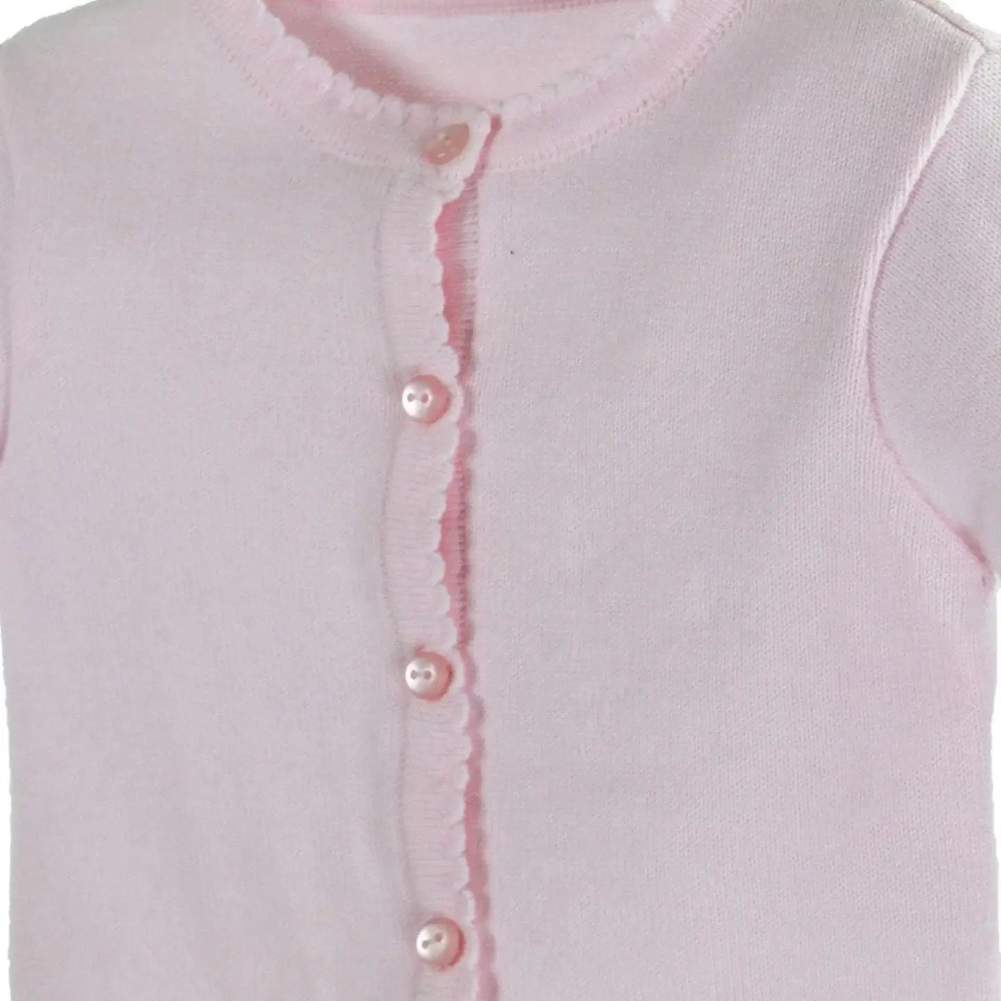 Scalloped Cardigan Sweater
