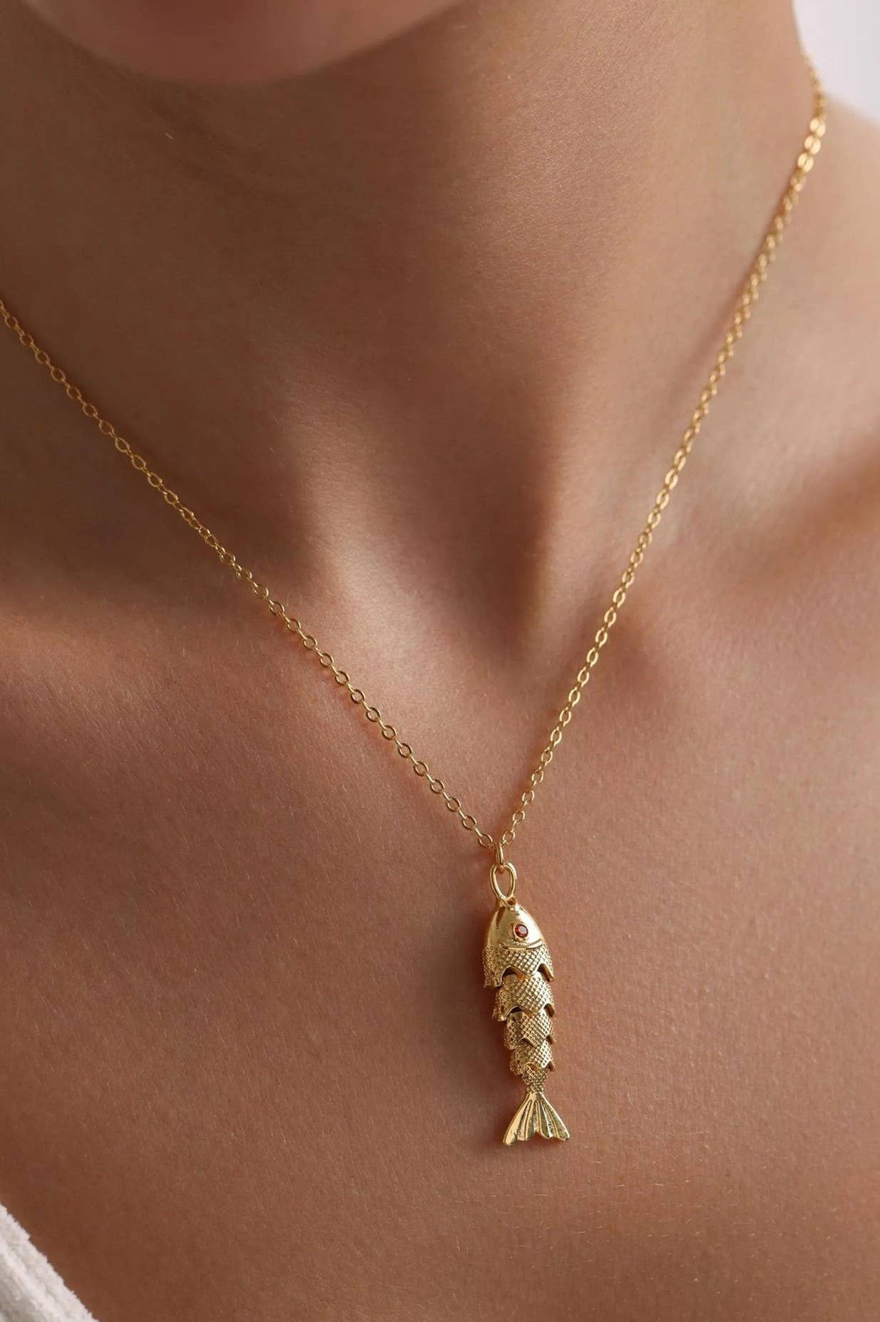 Fish Charm Necklace