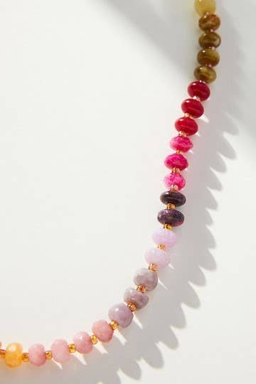 Agate Beaded Necklace