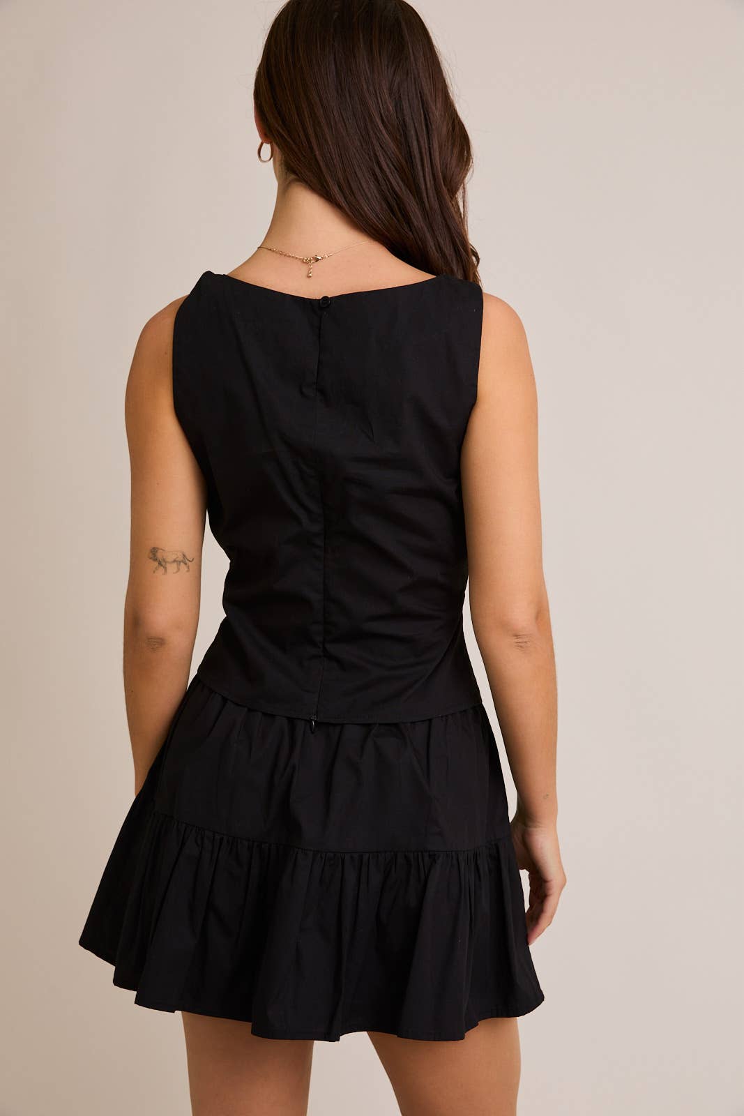 Tiered Mini Skirt