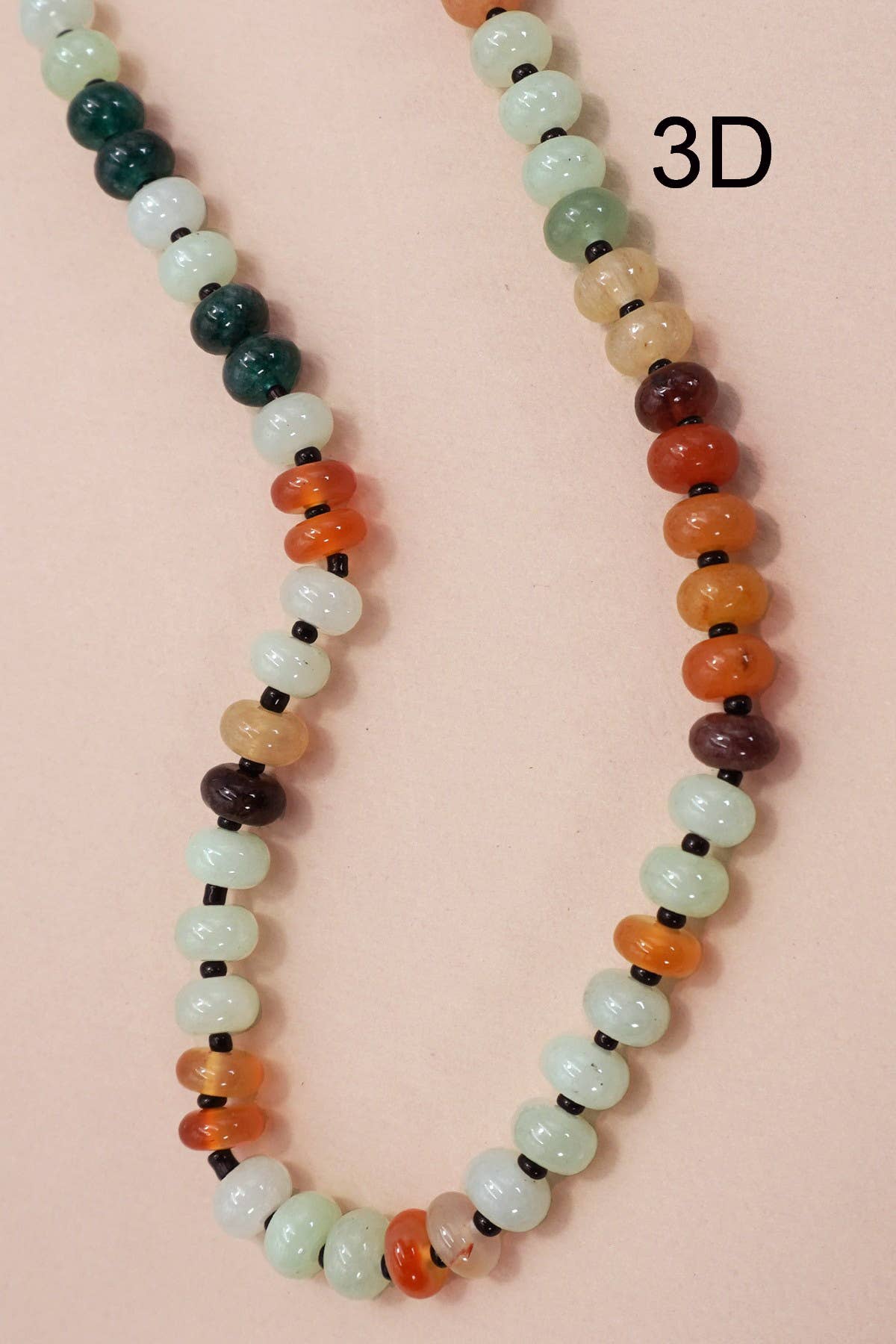 Agate Beaded Necklace