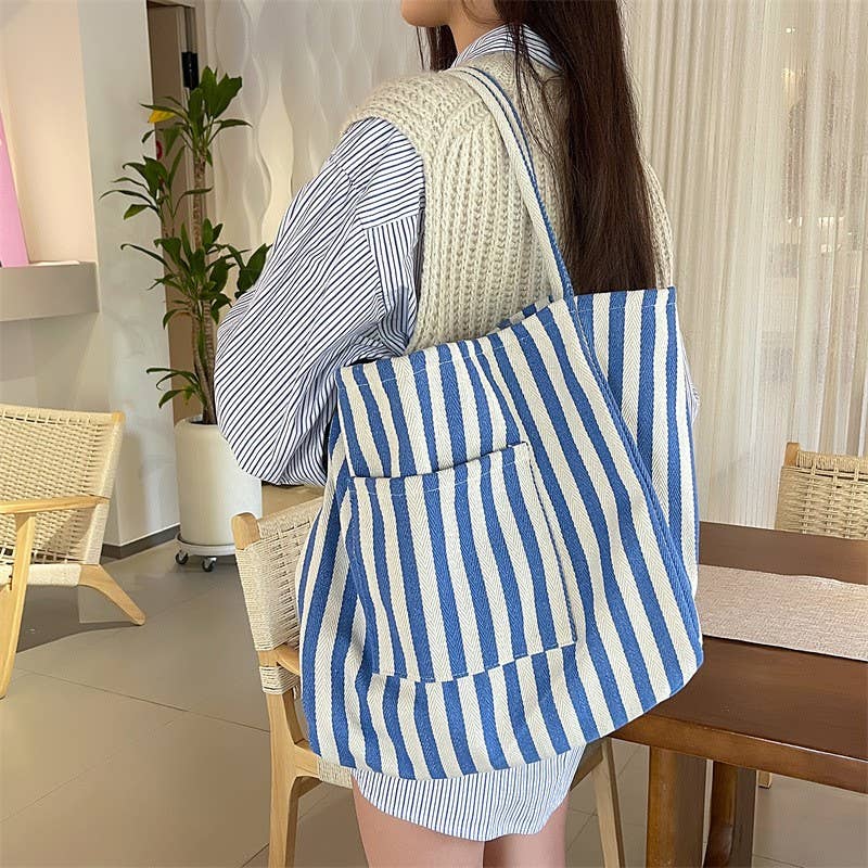 Striped Tote Bag