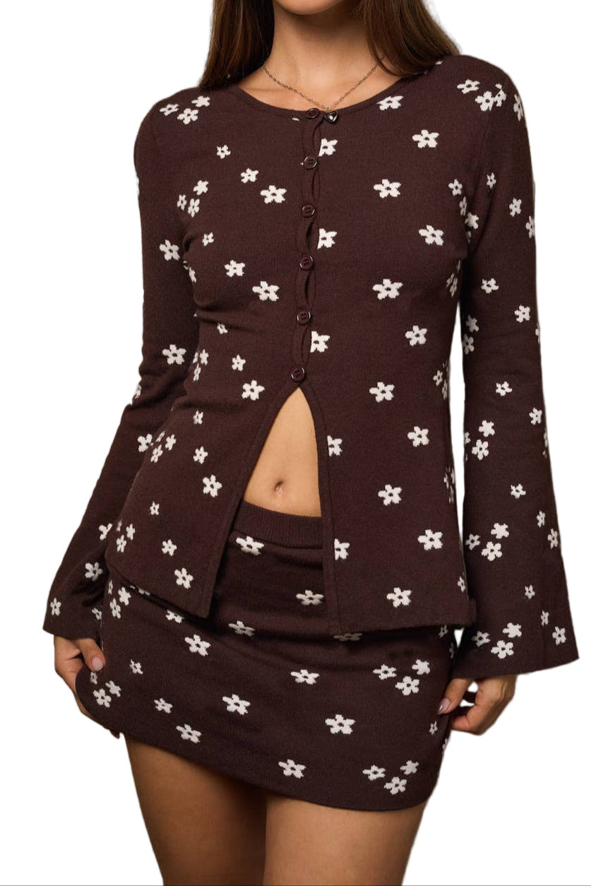 Myra Cardigan Skort Set