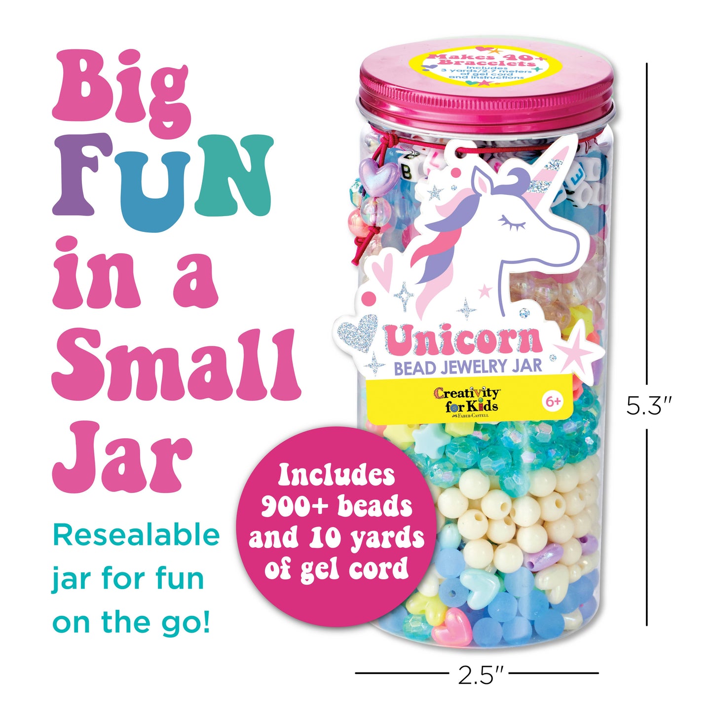 Unicorn Bead Jewelry: DIY Bracelet Craft Kit