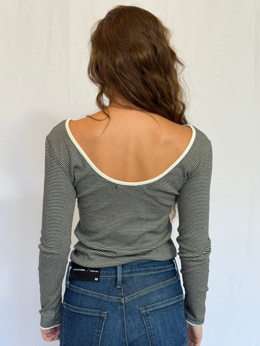 Low Back Stripe Top | Multiple Variants