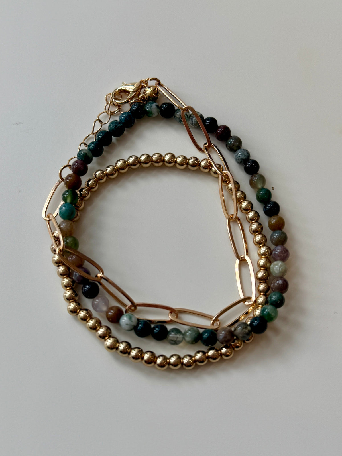 Multi Layer Ball Chain Bracelet
