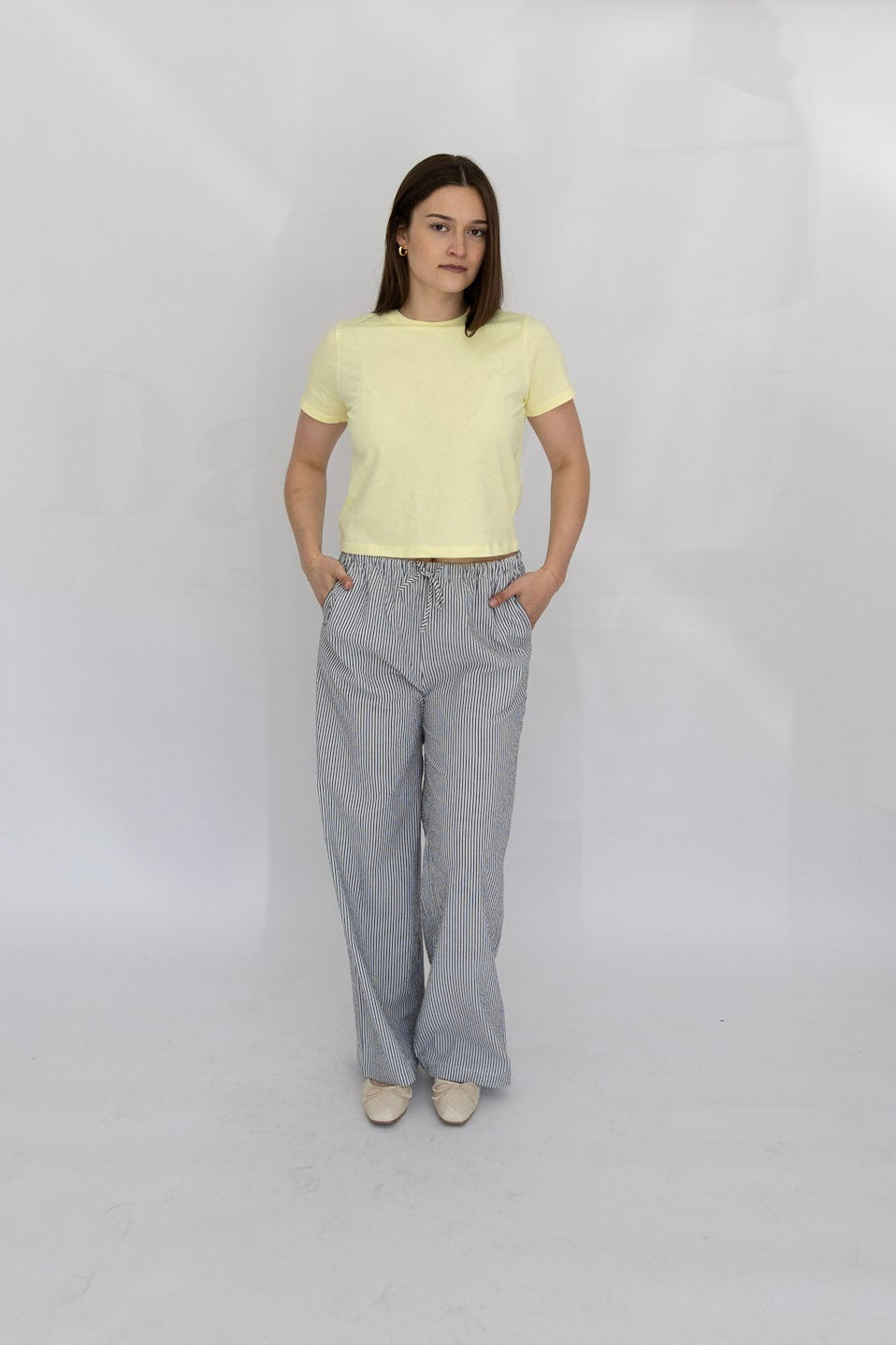 Striped Wide Leg Pants