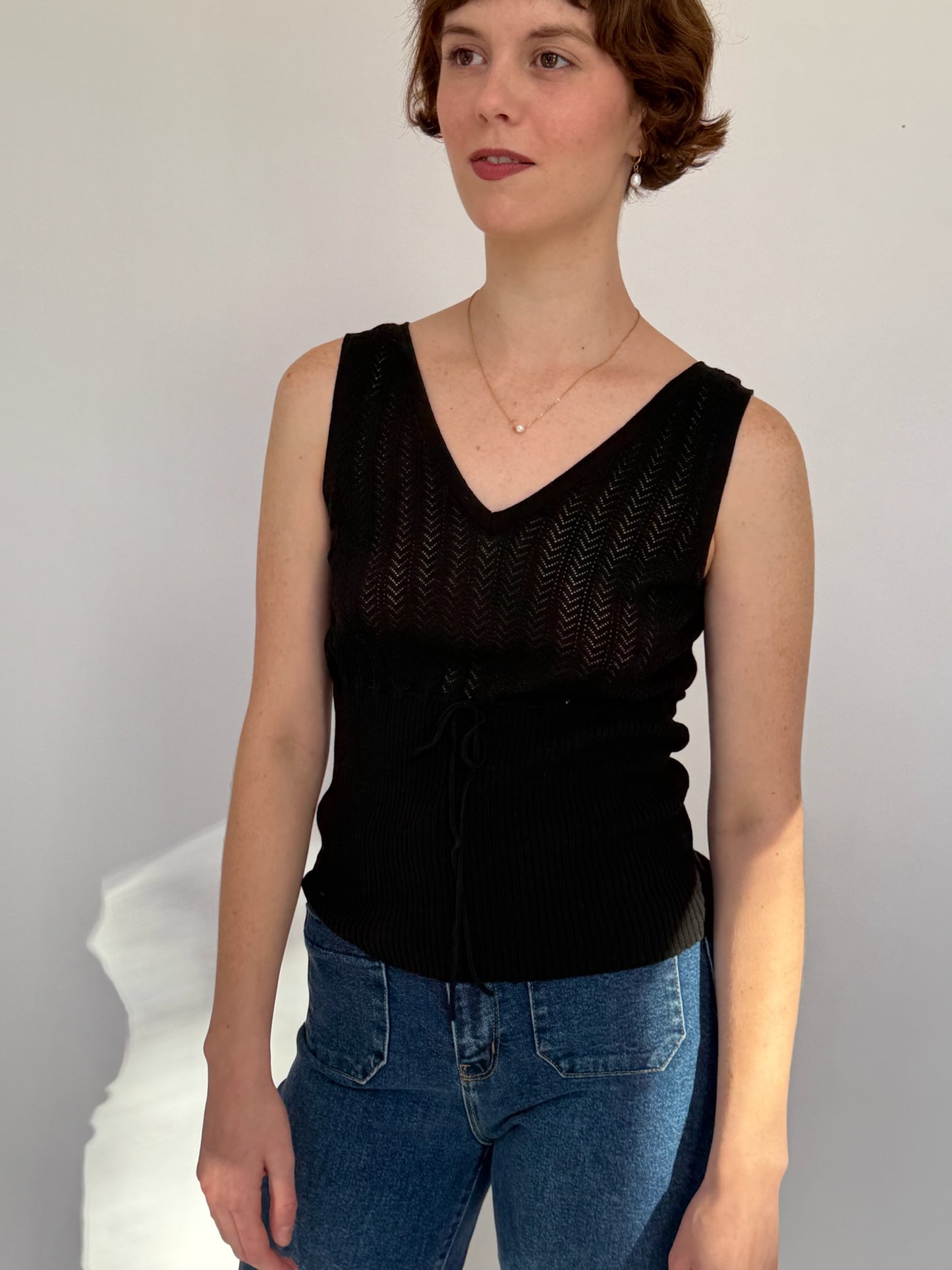 Knit Cardigan and Tank Set