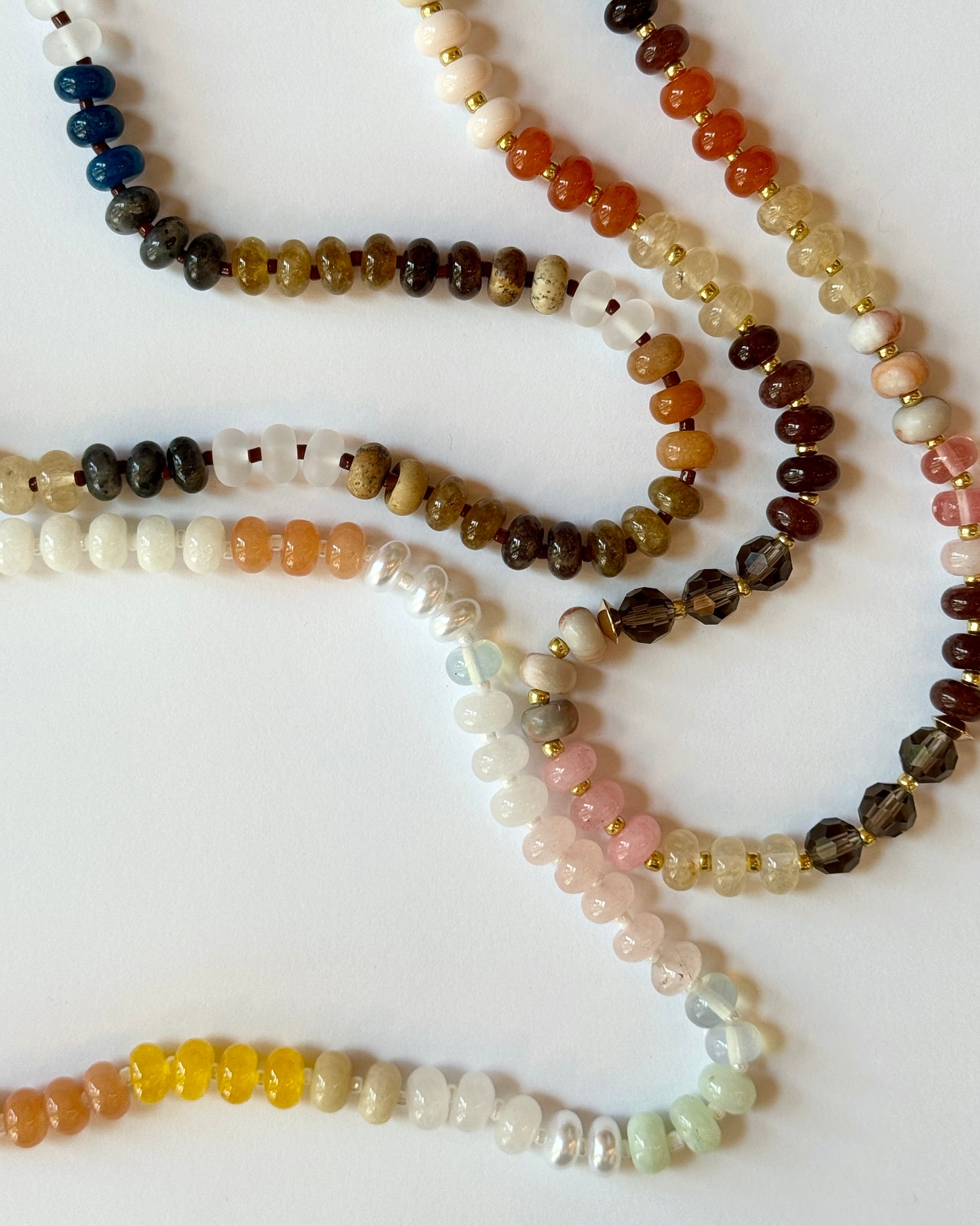 Agate Beaded Necklace