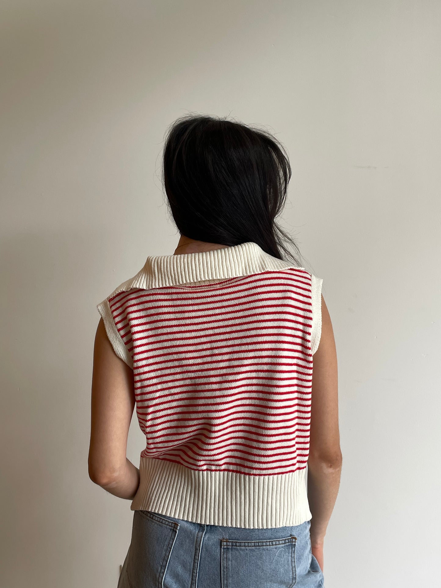 Striped Sweater Vest