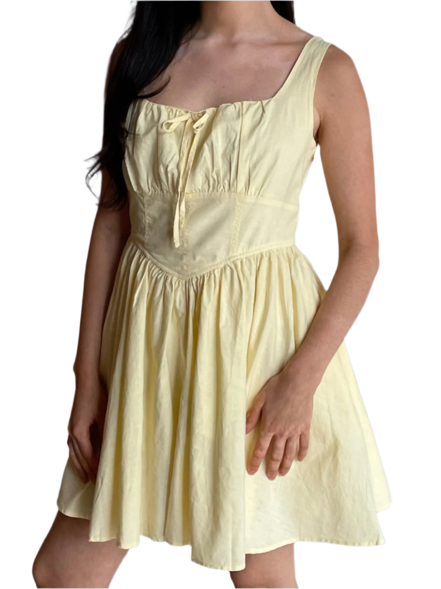 Linen Flared Dress